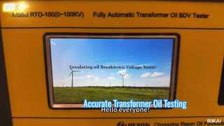 REXON RTO-100 Transformer Oil Breakdown Voltage Value Tester